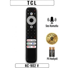 Tcl Kumanda Ses Komutlu RC-902 V **pil Hediyeli**
