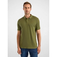 Süvari Haki Erkek Slim Fit Polo T-Shirt TS1014000474