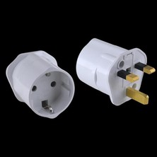 Bemy Ticaret 529630 Ingiliz Erkek Fişli Seyahat Adaptörü Ingiltere Arabistan Umre Hac Fişi Çevirici Priz Dönüştürücü
