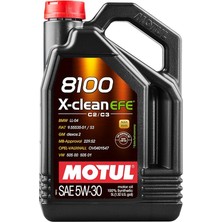 Bemy Ticaret 8100 X-Clean Efe 5W-30 5 Lt Motor Yağı