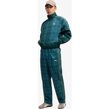 Puma T7 Tartan Track Erkek Yeşil Pantolon.36