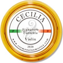 Bemy Ticaret Pb 2020 Cremona In Amerıca Cecılıa 'signature Formula' Keman Için Rosin, Keman Fiyonkları Için Özel Formüle Edilmiş Keman Rosini (Yeni 'sıvı Form Karışım Yöntemi') (Mını (Yarım Kek))
