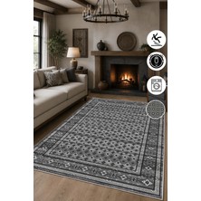 Pelura Halı Kilim Desen Baskılı Kaymaz Yıkanabilir Salon Oturma Odası Mutfak Balkon Halısı Yolluk