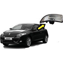 Bemy Ticaret Megane 3 - Fluence - Latitude Ayna Sinyali Sağ (Sürücü Tarafı)