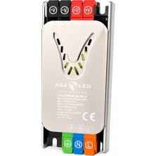 Asa Aydınlatma Asa Metal Klemensli Slim Şerit LED Trafosu 12V 3 Amper – 36 Watt