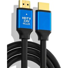 Bemy Ticaret Metre 4K Ultra Hd 2.0V Alüminyum Başlık Altın Uçlu Hdmi Kablo