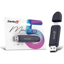 Bemy Ticaret Mini Se Pro Kablosuz Carplay Adaptörü/kablosuz Android Oto Adaptörü, Yüksek Dereceli Dayanıklılık, Usb-C/a Evrensel Araç Adaptörü Ios/android Için