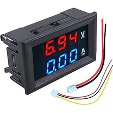 Bemy Ticaret Volt Akım Ölçer Dc 0-100V 10A Ampermetre