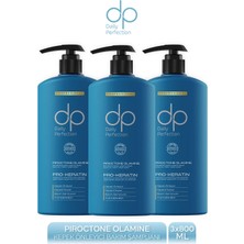 Dp Daily Perfection Tuz İçermeyen Kepek Önleyici Şampuan 800 ml x 3 Piroctone Olamine