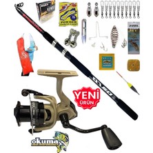 Oslo Okuma Outrax 6000 360CM 100-300GR Anaconda Profesyonel Sazan Kıyı Olta Takımı Seti