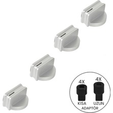 Supervac Beko BOCDT6011EHB, BOCDT6011EB  ile Uyumlu Ankastre Ocak Düğme Seti
