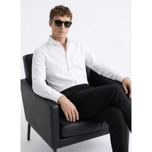 Altınyıldız Classics Beyaz Erkek Klasik Yaka Slim Fit Gömlek ACE201262116