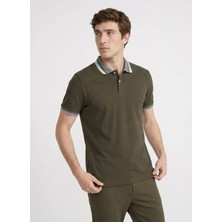 Altınyıldız Classics Kahverengi Erkek Slim Fit Polo T-Shirt ACE091262034