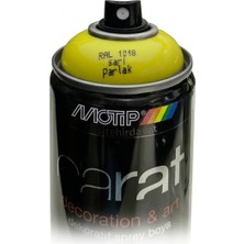 Motip Carat Ral 1018 Sprey Boya 400ML - Parlak Sarı