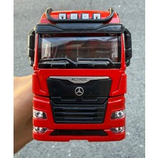 Hepsilazım Mercedes Kafa Oynar Oyuncak Metal Taşıyıcı Tır Actroc Model Diecast 12 cm Maket Koleksiyon Araba