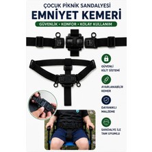 Exent Ayarlanabilir 3 Nokta Çocuk Emniyet Kemeri