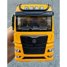 Hepsilazım Mercedes Kafa Oynar Oyuncak Metal Taşıyıcı Tır Actroc Model Diecast 12 cm Maket Koleksiyon Araba