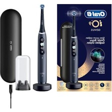 Odea Oral-B Io9 Siyah Şarjlı/elektrikli Diş Fırçası, 1 Fırça Başlığı, Hızlı Manyetik Şarj Cihazı, Uzun Ömürlü Pil, Şarj Eden Seyahat Kabı, Yedek Başlık Kabı