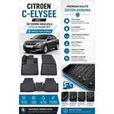 PINUKS Citroen  C-Ellysee 2020  Model Uyumlu 5d Araca Özel Oto Paspas Premium Serisi