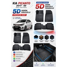 PINUKS Kıa Pıcanto 2021  Model Uyumlu 5d Araca Özel Oto Paspas Premium Serisi