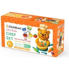 Odea Childgen Doğal Oyun Hamuru Sevimli Patiler - Chef Set