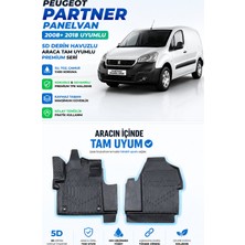 PINUKS Peugeot Partner Panelvan  2013  Model Uyumlu 5d Araca Özel Oto Paspas Premium Serisi