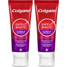 Odea Colgate Optic White Purple Reveal 75 ml 2li Paket