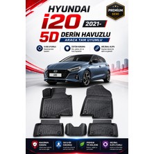 PINUKS Hyundai I20 2024  Model Uyumlu 5d Araca Özel Oto Paspas Premium Serisi
