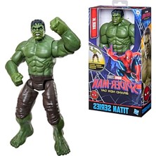 Odea Spider-Man: Yepyeni Bir Gün Titan Serisi Hulk Aksiyon Figürü, 4 Yaş ve Üzeri Çocuklar Için 29,7 cm Süper Kahraman Oyuncakları