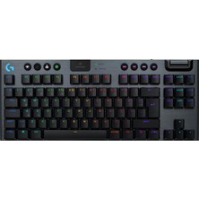 Odea Logitech G G915 x Lıghtspeed Tkl Clicky Kablosuz Düşük Profilli Rgb Aydınlatmalı Pc/mac Için Mekanik Ingilizce Q Oyun Klavyesi, Siyah