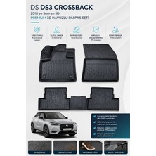 PINUKS Ds Ds3 Crossback 2018  Model Uyumlu 5d Araca Özel Oto Paspas Premium Serisi