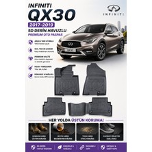 PINUKS Infınıtı QX30  2018  Model Uyumlu 5d Araca Özel Oto Paspas Premium Serisi
