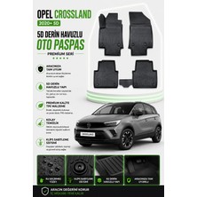 PINUKS Opel Crossland 2026  Model Uyumlu 5d Araca Özel Oto Paspas Premium Serisi