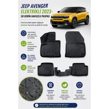 PINUKS Jeep Avanger Elektrikli 2023  Model Uyumlu 5d Araca Özel Oto Paspas Premium Serisi
