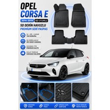 PINUKS Opel  Corsa E 2014  Model Uyumlu 5d Araca Özel Oto Paspas Premium Serisi
