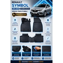 PINUKS Renault  Symbol 2013-2014-2015-2016-2017-2018-2019-2020  Model Uyumlu 5d Araca Özel Oto Paspas Premium Serisi
