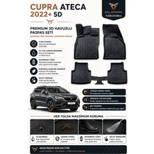PINUKS Cupra  Ateca 2023-2024-2025  Model Uyumlu 5d Araca Özel Oto Paspas Premium Serisi