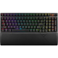 Odea Asus Rog Strix Scope Iı 96 Kablosuz Oyun Klavyesi, Üç Modlu Bağlantı, Şok Emici Köpük ve Anahtar Pedleri, Rog Nx Kar Anahtarı Ön Sıcak Değişim