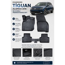 PINUKS Volkswagen Tiguan Allspace 2024  Model Uyumlu 5d Araca Özel Oto Paspas Premium Serisi