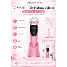 Thomax Yüz Sıkılaştırma Cihazı Kırışıklık Leke Giderme Ultrasonik Cilt Temizliği Peeling Cilt Bakım 7 Mod