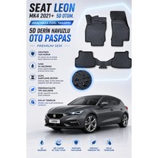 PINUKS Seat  Leon Mk4 Otom. 2025  Model Uyumlu 5d Araca Özel Oto Paspas Premium Serisi