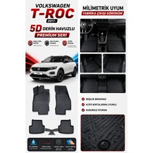PINUKS Volkswagen T-Roc 2023  Model Uyumlu 5d Araca Özel Oto Paspas Premium Serisi