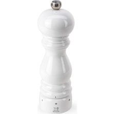 Odea Peugeot Paris Manuel Tuz Değirmeni, Öğütme Derecesi Ayarı U'select, Yükseklik: 18 Cm, Ahşap, Beyaz, 27810, Beyaz Boyalı, 5,7 x 5,7 x 18 cm