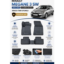 PINUKS Renault  Megane 3 Sw 2010-2015  Model Uyumlu 5d Araca Özel Oto Paspas Premium Serisi