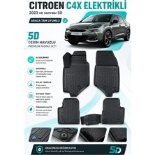 PINUKS Citroen  C4X Elektrikli 2025  Model Uyumlu 5d Araca Özel Oto Paspas Premium Serisi