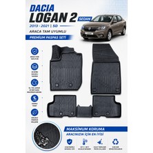 PINUKS Dacıa Logan 2 Sedan Eu 2015  Model Uyumlu 5d Araca Özel Oto Paspas Premium Serisi