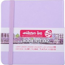 Odea Pastel Mor Renkli 12 x 12 cm Eskiz Defteri, 80 Yaprak