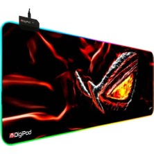 Odea Digipod Rgb Oyuncu Mousepad Rgb Gaming Oyuncu Mouse Pad Kaymaz Taban 70 x 30 4mm