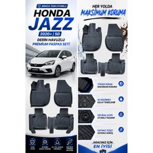 PINUKS Honda Jazz 2022  Model Uyumlu 5d Araca Özel Oto Paspas Premium Serisi