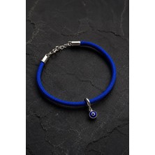 Nalia Takı Cam Nazar Boncuklu Charm Gümüş Bileklik